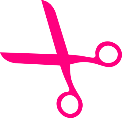 Hair Cutting Scissors Clipart Clipart Kid - Hair Stylist Scissors Clip Art (400x387)