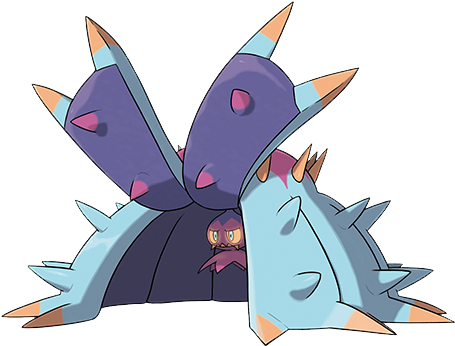 Crown Of Thorns Clipart Free - Pokemon Toxapex (454x454)