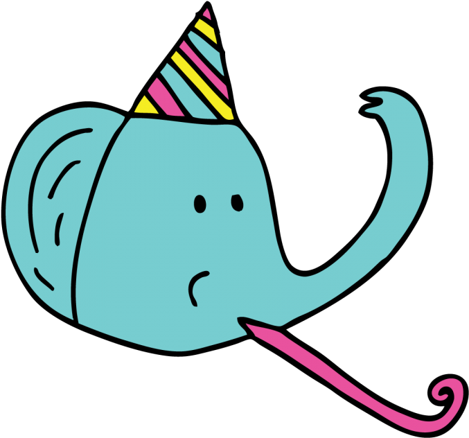Elephant Images For Kids - Birthday - Designer Temporary Tattoos (700x700)