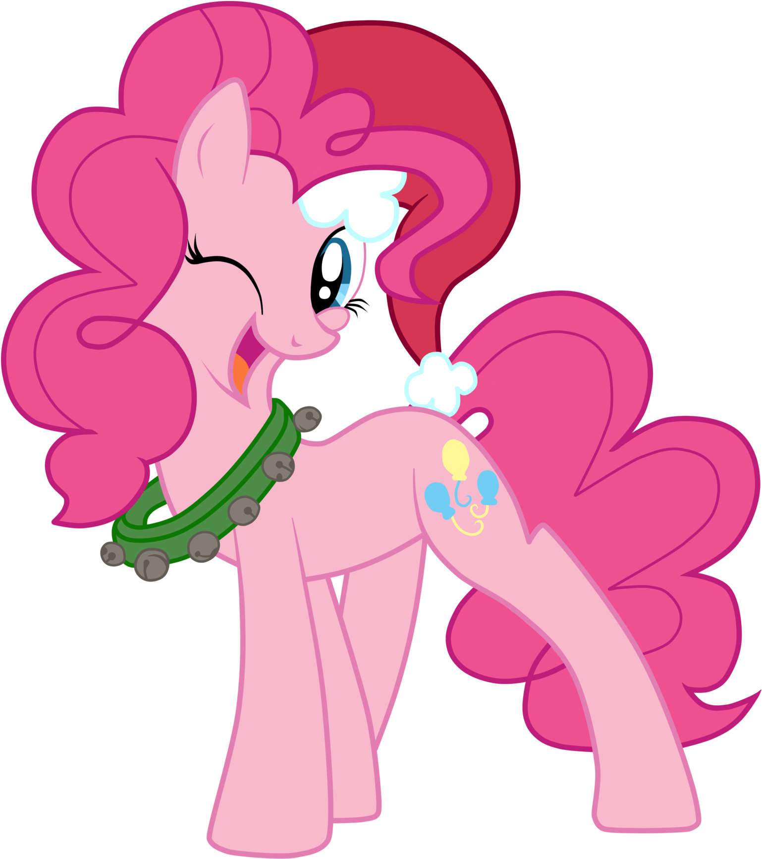 My Little Pony Clipart Christmas - My Little Pony Christmas Pinkie Pie (1600x1858)