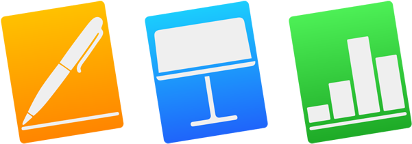 Iwork Icons For Yosemite By Atczero - Iwork Icons Png (600x240)