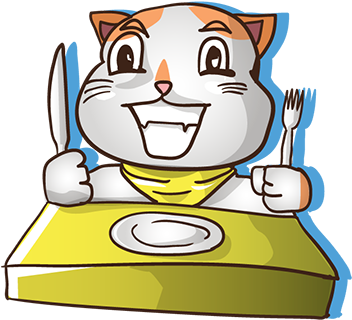 แหม่ เห็นแล้วน้ำลายสอมาก - คน การ์ตูน กิน (400x398)