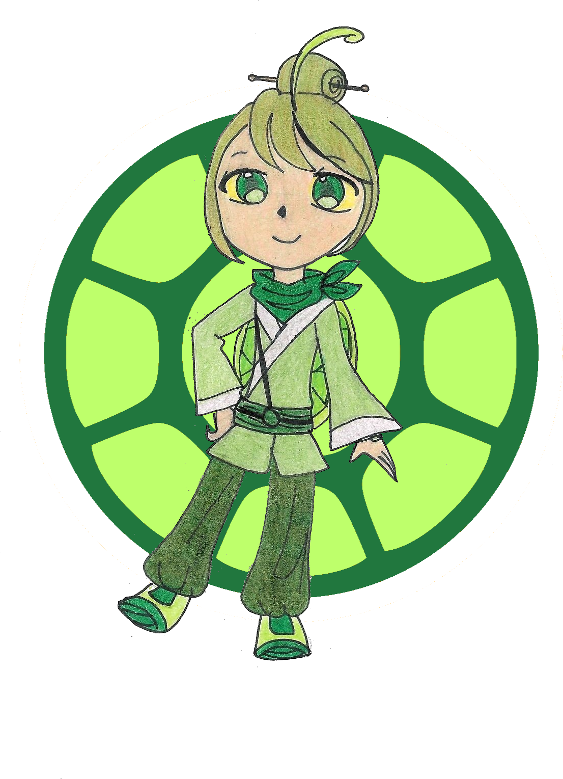 Humanized Wayzz By Kuku88 - Movie Reel Silhouette (1116x1700)