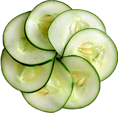 Cucumber Png Picture - Q*lumiere Organic Day Creme With Cucumber (490x433)