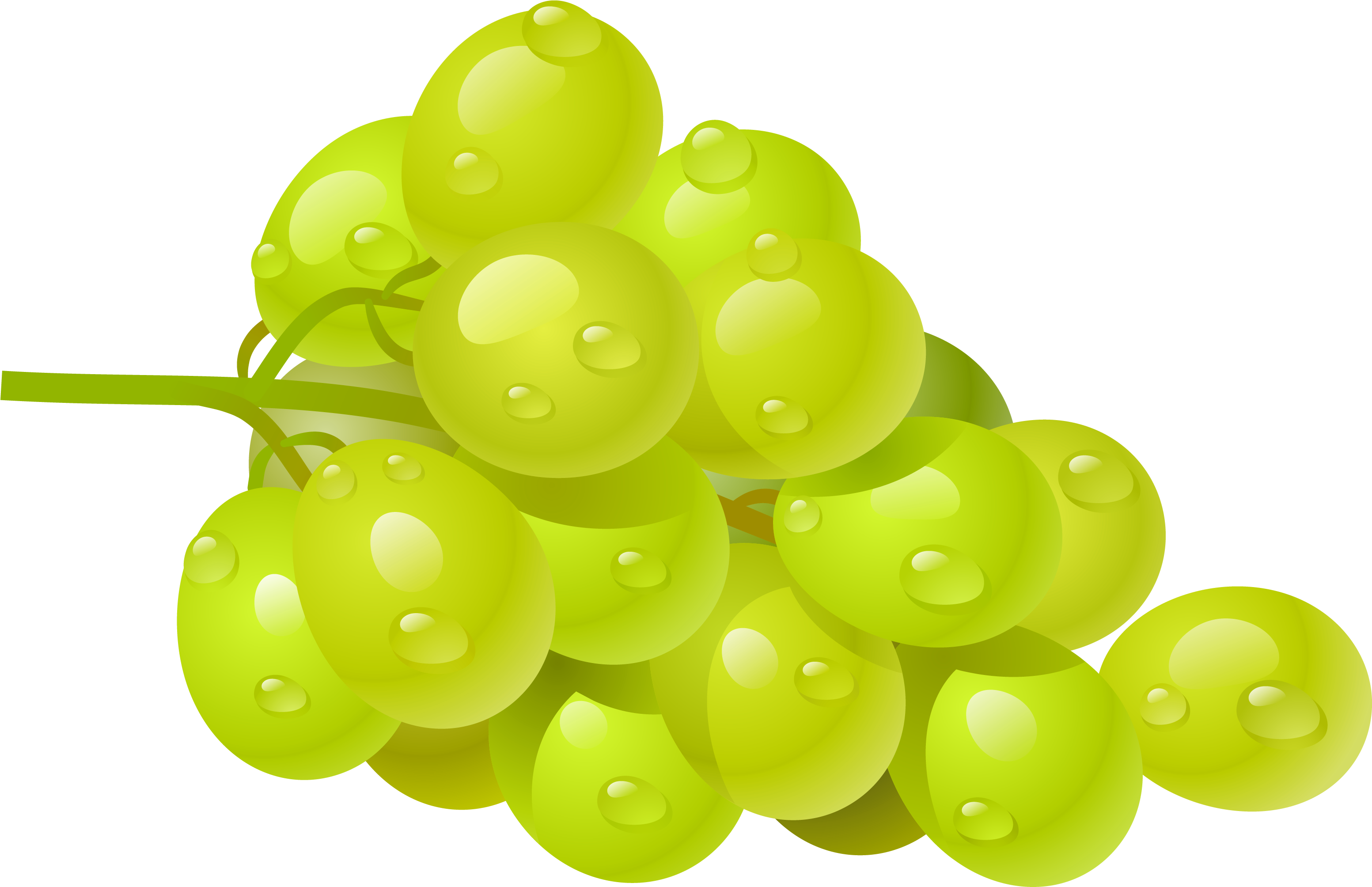 Grape Clipart Transparent Background - Grape Clipart Transparent Background (3166x2083)