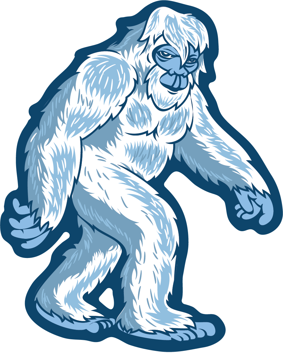 Yeti Stroll Sticker,all Weather Premium Vinyl Sticker - Yeti Snowman Sticker (930x1159)
