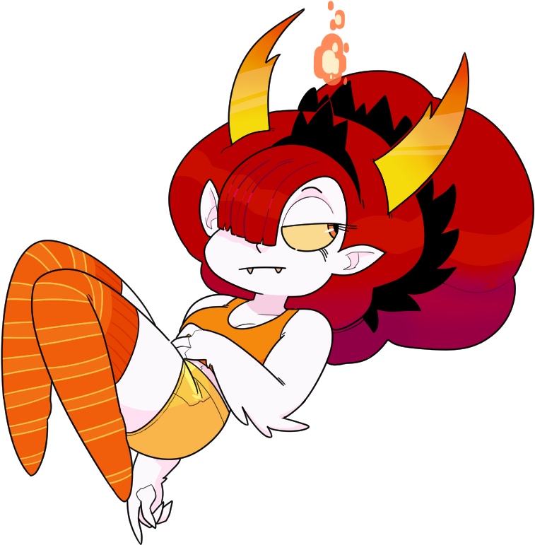 Cartoon Mammal Fictional Character Vertebrate Orange - Star Vs The Forces Of Evil Hekapoo Art (848x790)