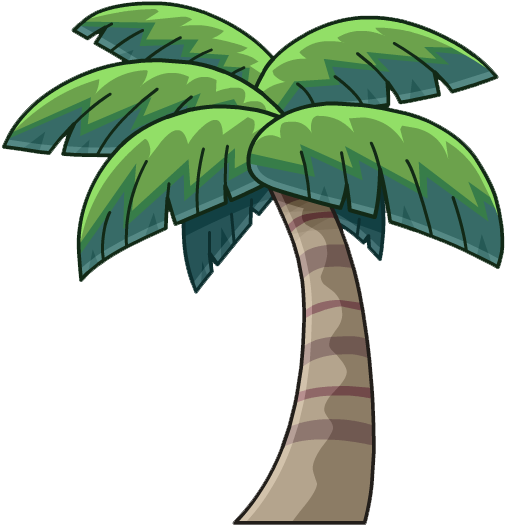 Imagenes De Palmeras Animadas - Palmeras Animados (535x530)