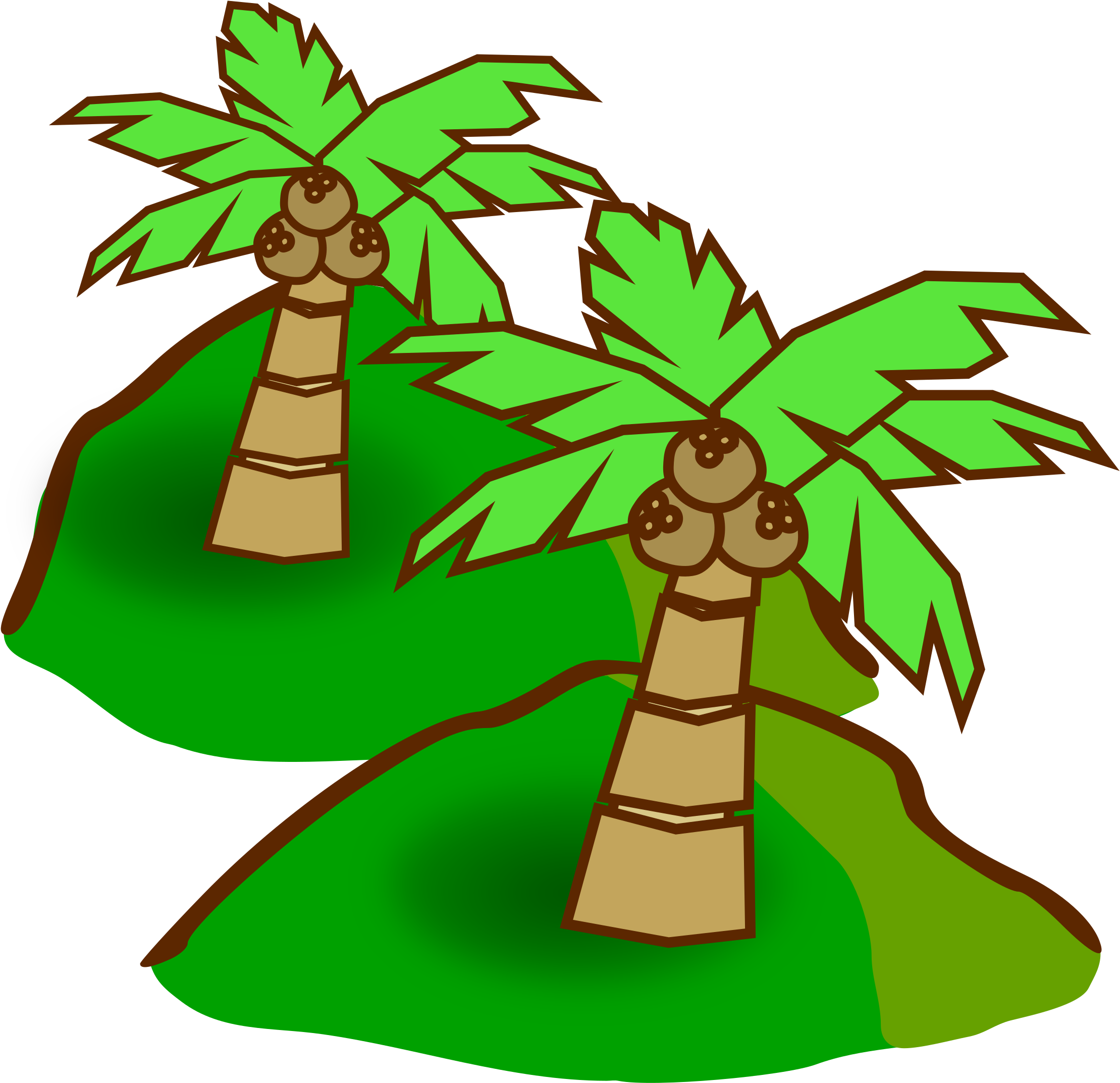 This Free Icons Png Design Of Jungle Hills - Dschungel Clipart (2400x2400)