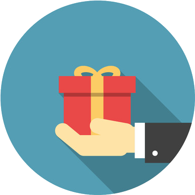 10% Discount On First Purchase - Giveaways Icon (390x390)