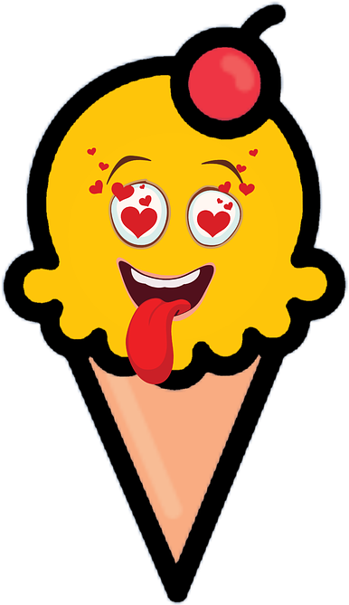 Ice Cream, Waffles, Food, Ice Cream Flavors, Fruit - Animasi Ice Cream Sad (720x720)