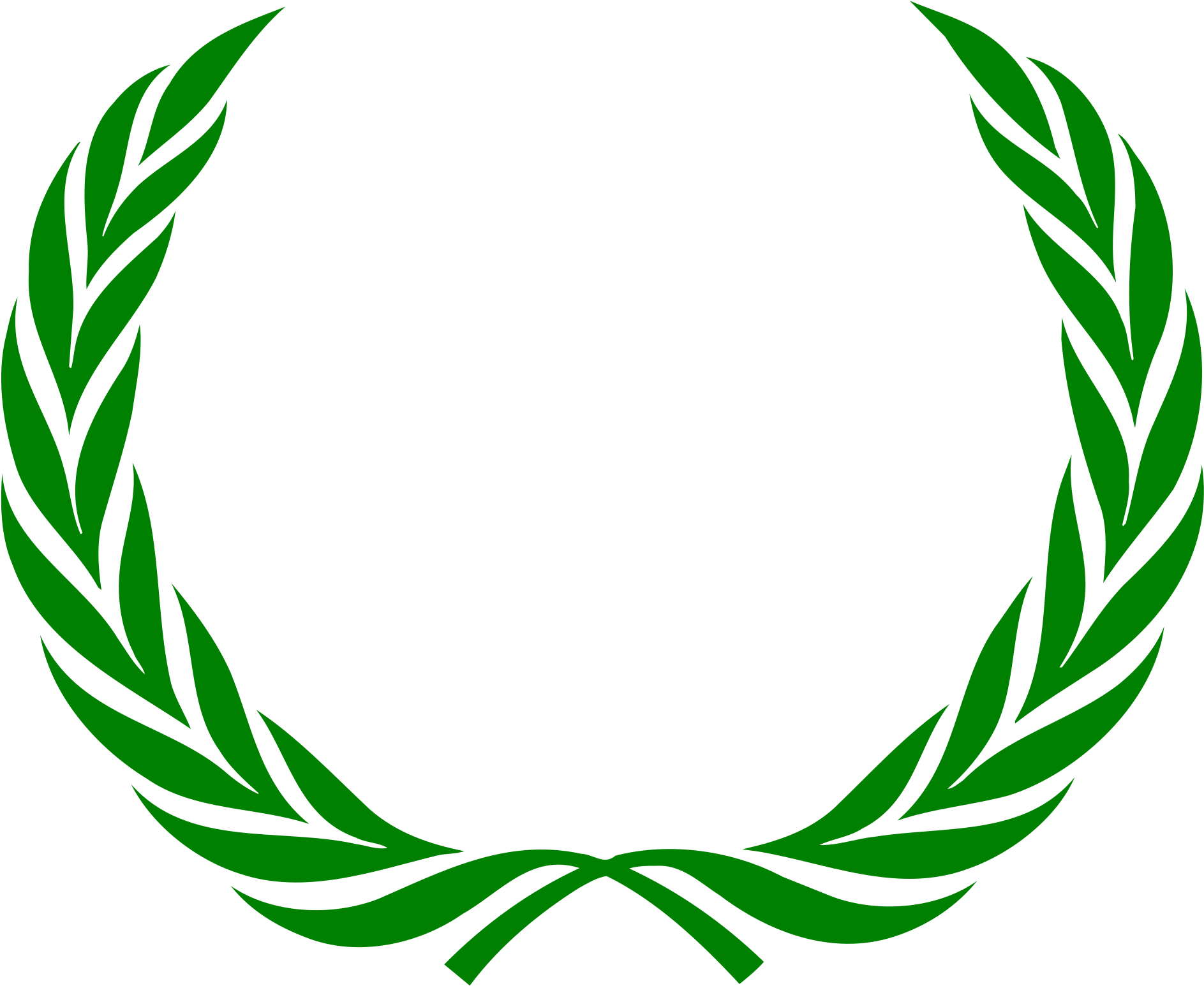 Download Free Laurel Wreath & Ribbons Clip Art - United Nations Wreath (2000x1627)