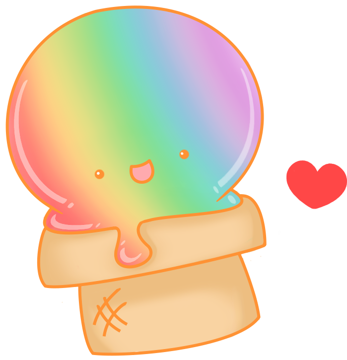 Uber Kawaii Icecream By Squishmuffin23 On Deviantart - Cartoon Rainbow Ice Cream (699x725)