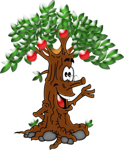 Gifs Y Fondos Pazenlatormenta - Apple Tree (527x640)