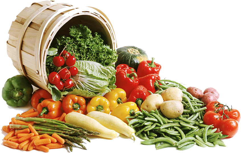 Vegetable Png Clipart - Fruits And Vegetables Png (913x606)