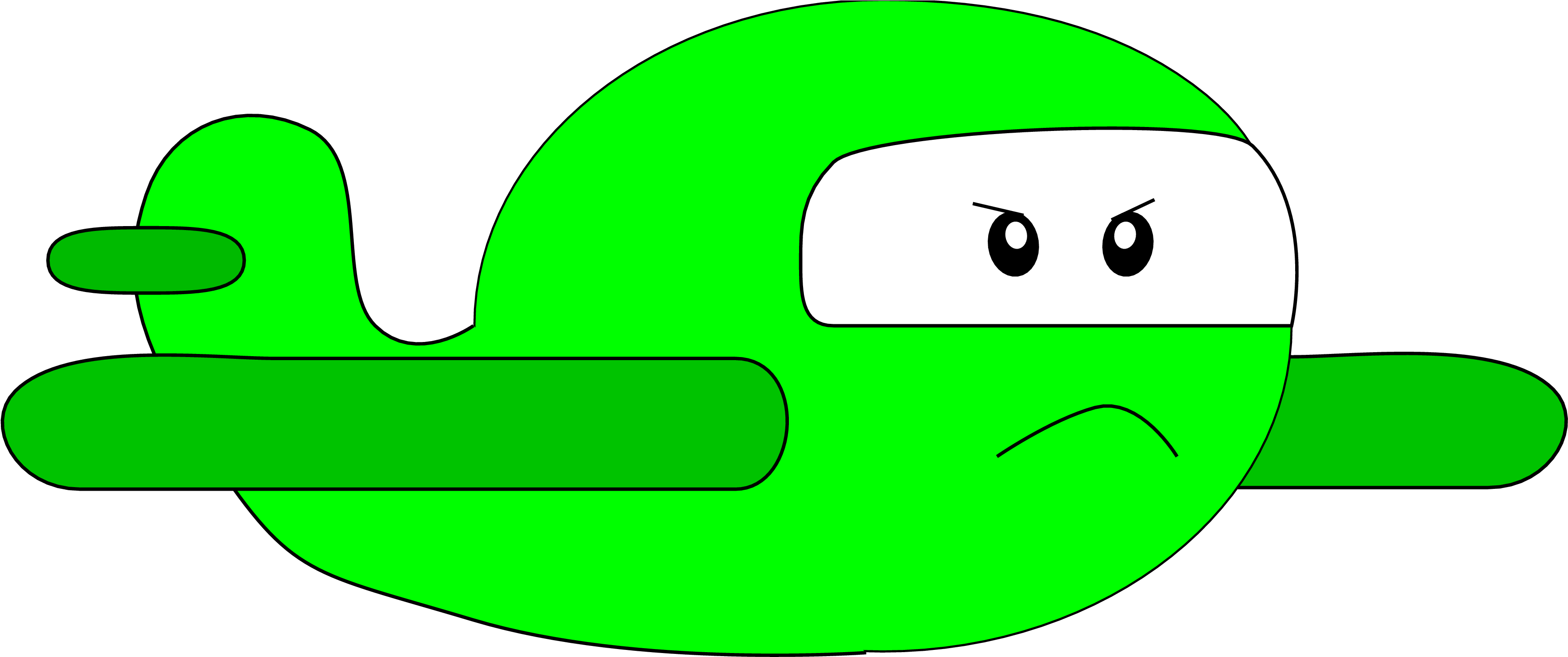 Flight Delays Travel Babel - Cartoon Green Airplane Sad (3547x1496)