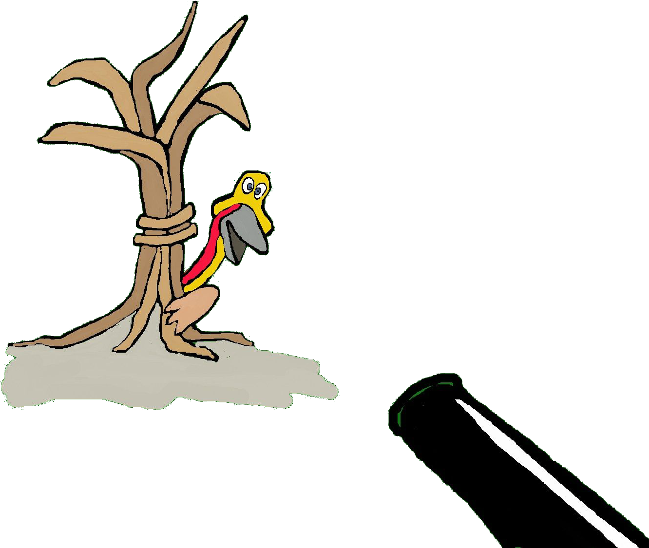 Hunted Turkey - Comics (1379x1139)