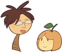 Hanji Is A Palm Tree And Petra An Orange - Korean Paper (500x278)