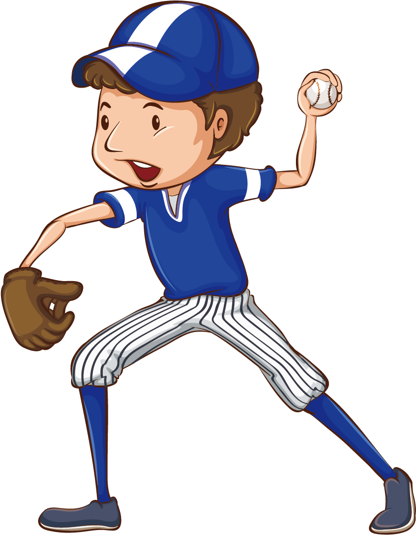 Baseball Player Drawing Clip Art - Baseball Player Drawing Clip Art (1500x1500)