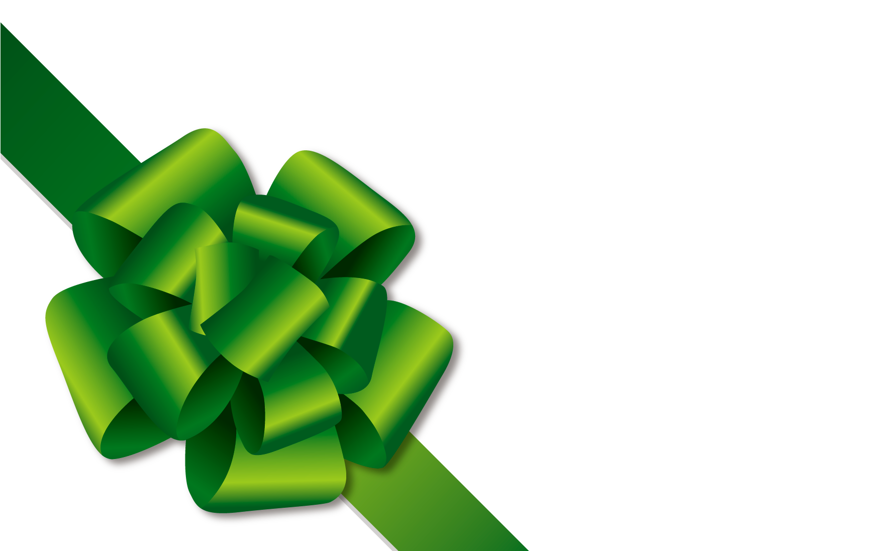 Vector Green Garland - Download (1945x1244)