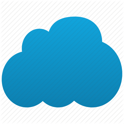 Cloud, Data, Download, Hosting, Network, Server, Storage, - Cloud Flat Design Png (512x512)