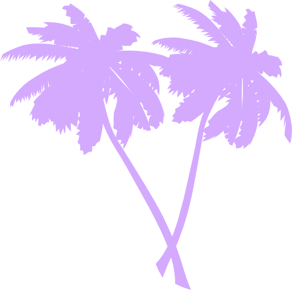 Vector Palm Trees Clip Art At Clker Com Vector Clip - Palm Trees Clip Art (600x595)