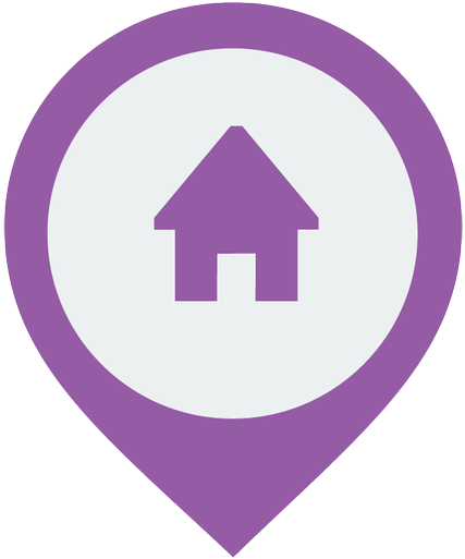 Location Mark - Google Maps Icon Home (512x512)
