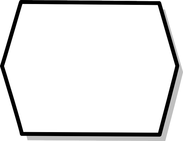 Black, White, Shapes, Shape, Flowchart, Six, Side - Paper (640x491)