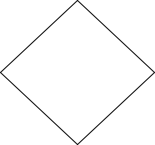Diamond Shape Clip Art - Triangle (600x563)