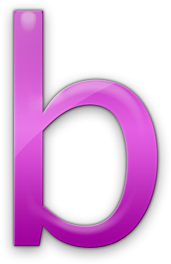 Free Icons Png - Letter B In Pink (420x420)