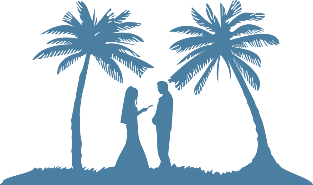 Mrmrs - Beach Wedding Silhouette (1000x591)