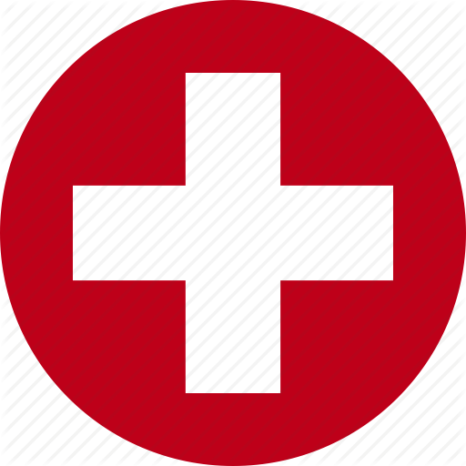Red Cross Logo Vector Red Cross Emblem Clipart Kid - Portrait Of A Man (512x512)