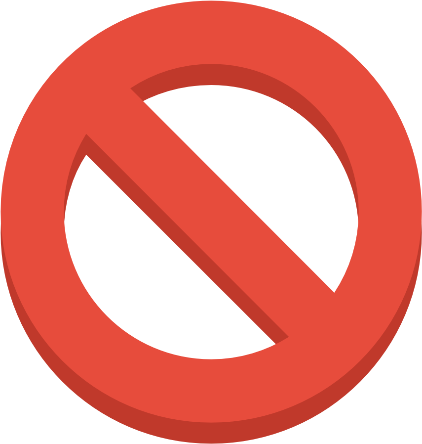 Sign Ban Icon - Ban Icon (1024x1024)