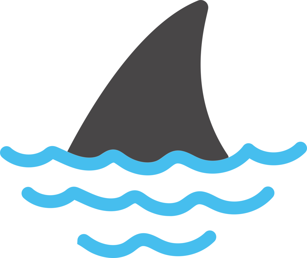 Shark Fin - Shark Fin Clipart (1024x861)