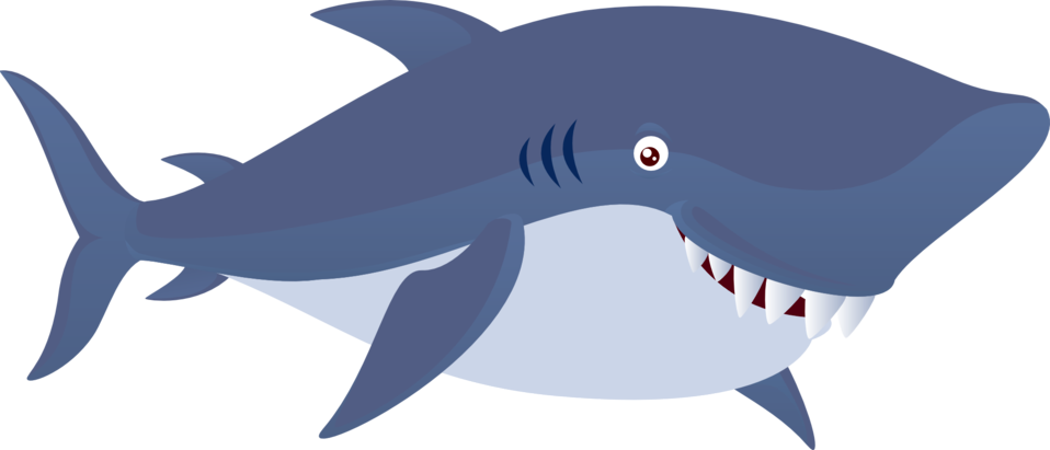 Cartoon Shark Fin 10, Buy Clip Art - Clip Art Of Shark (958x411)