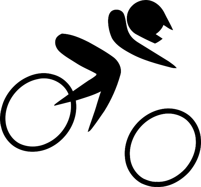 Sport, Cartoon, Symbols, Bike, Cycling, Sports - Bmx Olympic Symbol (640x596)