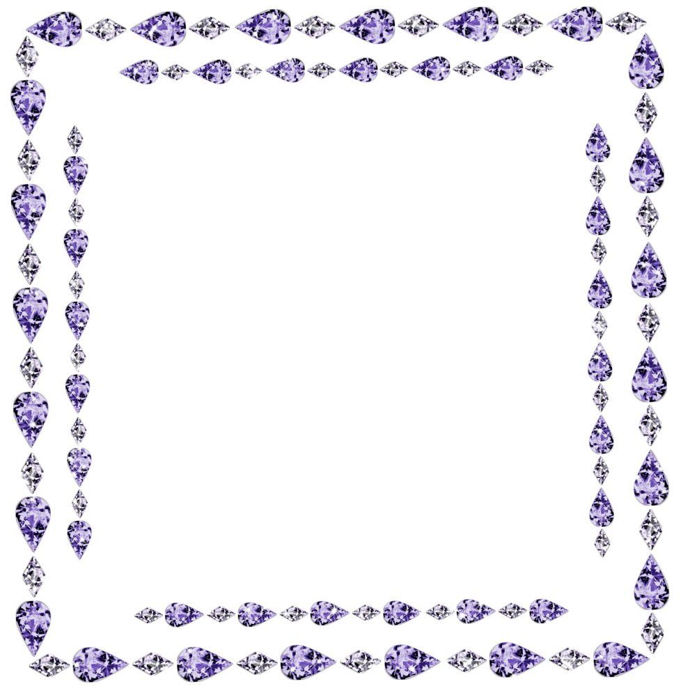 Diamond Clipart Diamond Border - Transparent Rose Pearl Png Frames (1024x1024)