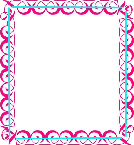 Birthday Clipart Boarder - Wine Border Clip Art (552x596)