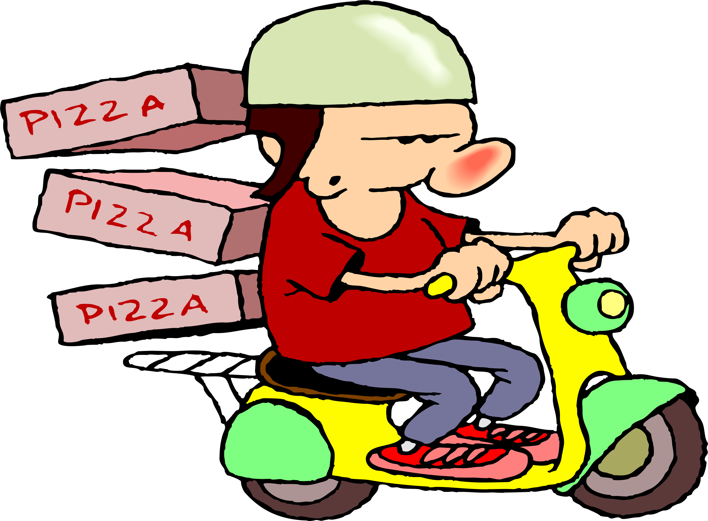Domino's Pizza Clipart (2368x1743)