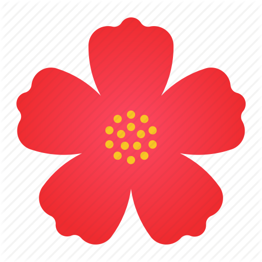 Hibiscus Clipart Bloom - Flor Siluet (512x512)