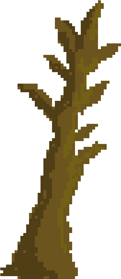 Dead Tree - Dead Tree Pixel Art (850x1080)