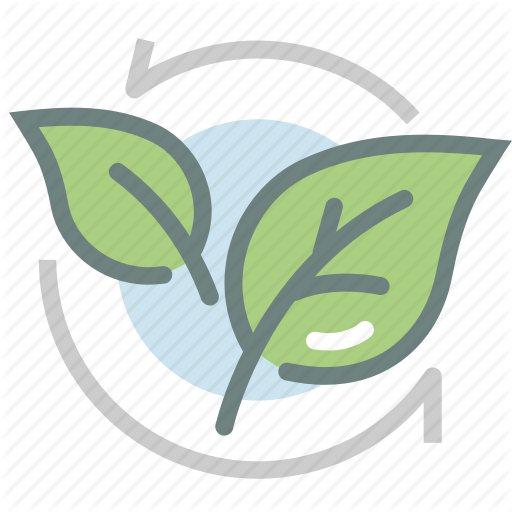 Set Of Black And White Vintage Tea Icons With Retro - Green Tea Leaf Icon (512x512)