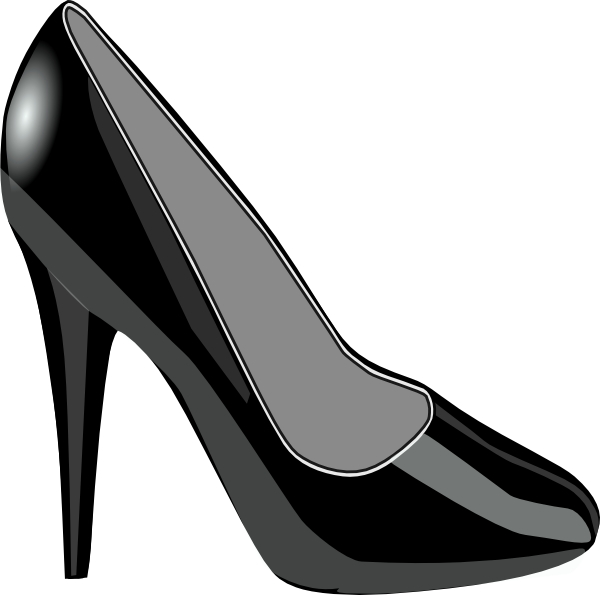Black Heels No Background (600x595)