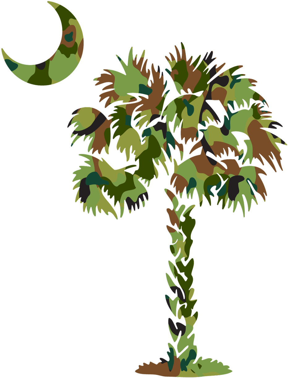 Palmetto Tree Decal - South Carolina (1536x1536)