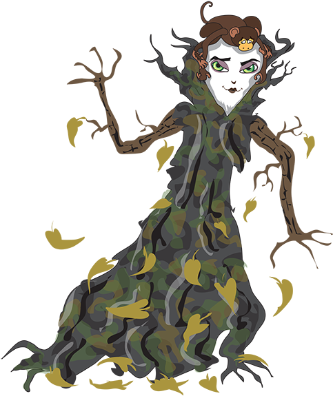 Buster Tree™ - Dark Elf Hydra Metal (600x580)