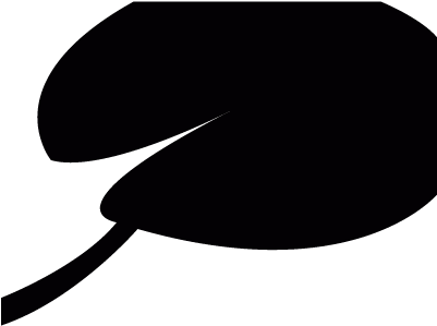 Pin Lily Pad Clipart Black And White - Lily Pad Vector (400x400)