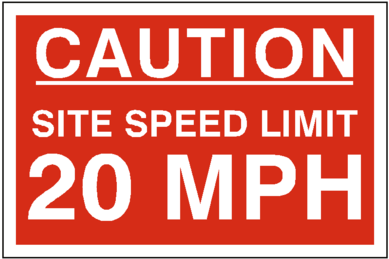 20 Mph Site Speed Limit Sign - Site Speed Limit 20 (480x480)