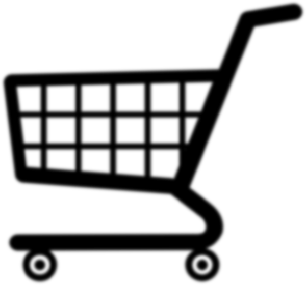 Shopping Cart Icon Blurred Clip Art At Clker - Shopping Cart Icon (600x560)