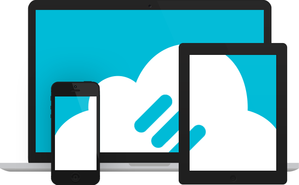 Server Management & Monitoring Software - Icon Pc Tablet Smartphone (604x374)