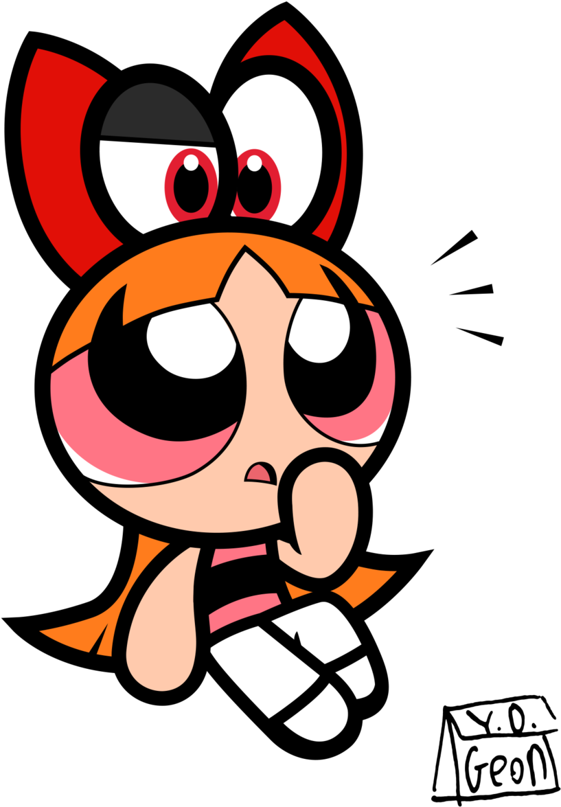 Art] Blossom And Cappy By Rapbattleeditor0510 - Art (1024x1321)